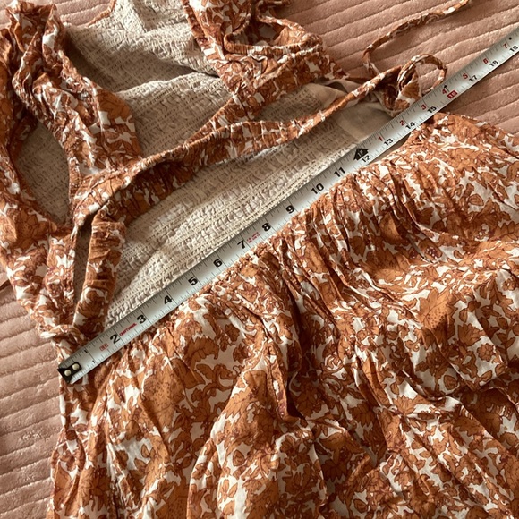 flower country style dress ULTRAVIOLET MAXI DRESS- TEA COMBO ~ FREE PEOPLE - Picture 13 of 16